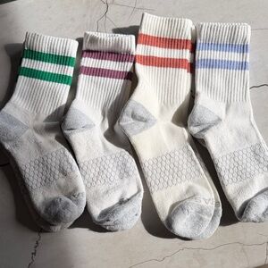 Bonobos Athletic Socks Set - Green, Purple, Red, Blue